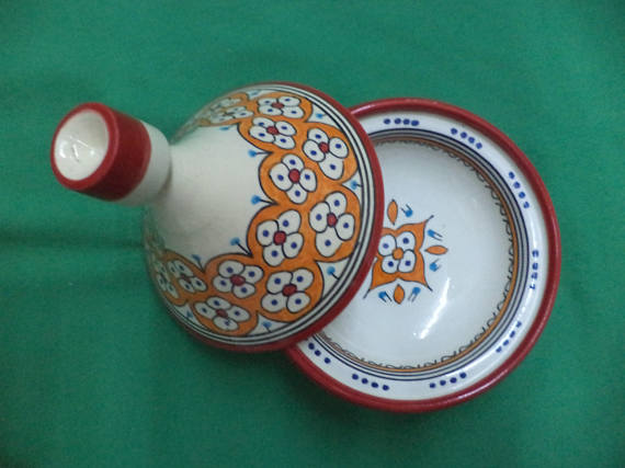 Moroccan Handmade Tajine   Traditional Moroccan ceramic tagine