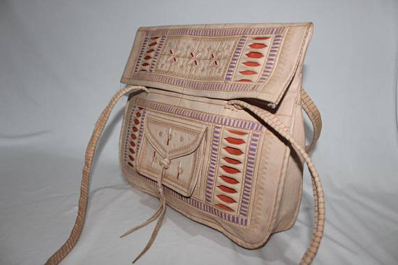 Leather bag, shoulder bag , Bohemian bag , stylish bag moroccan leather bag, moroccan handbags | lea