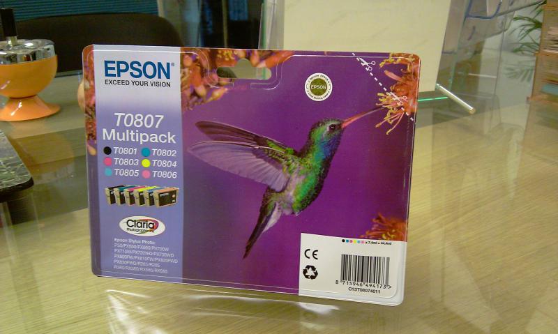 Encre EPSON T0807 (oiseau)  59.90  - cliquer sur l'image