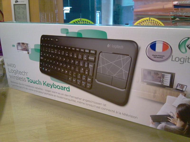clavier Logitech Wireless Touch Keyboard K400 à 43 €