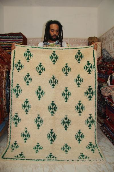 Green Design Beni Ourain Rug moroccan rug