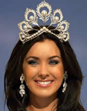 Miss Univers 2005 Natalie Glebova, la couronne la couronne