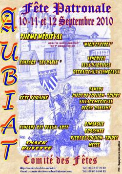 F�te Patronale � AUBIAT - Th�me M�di�val