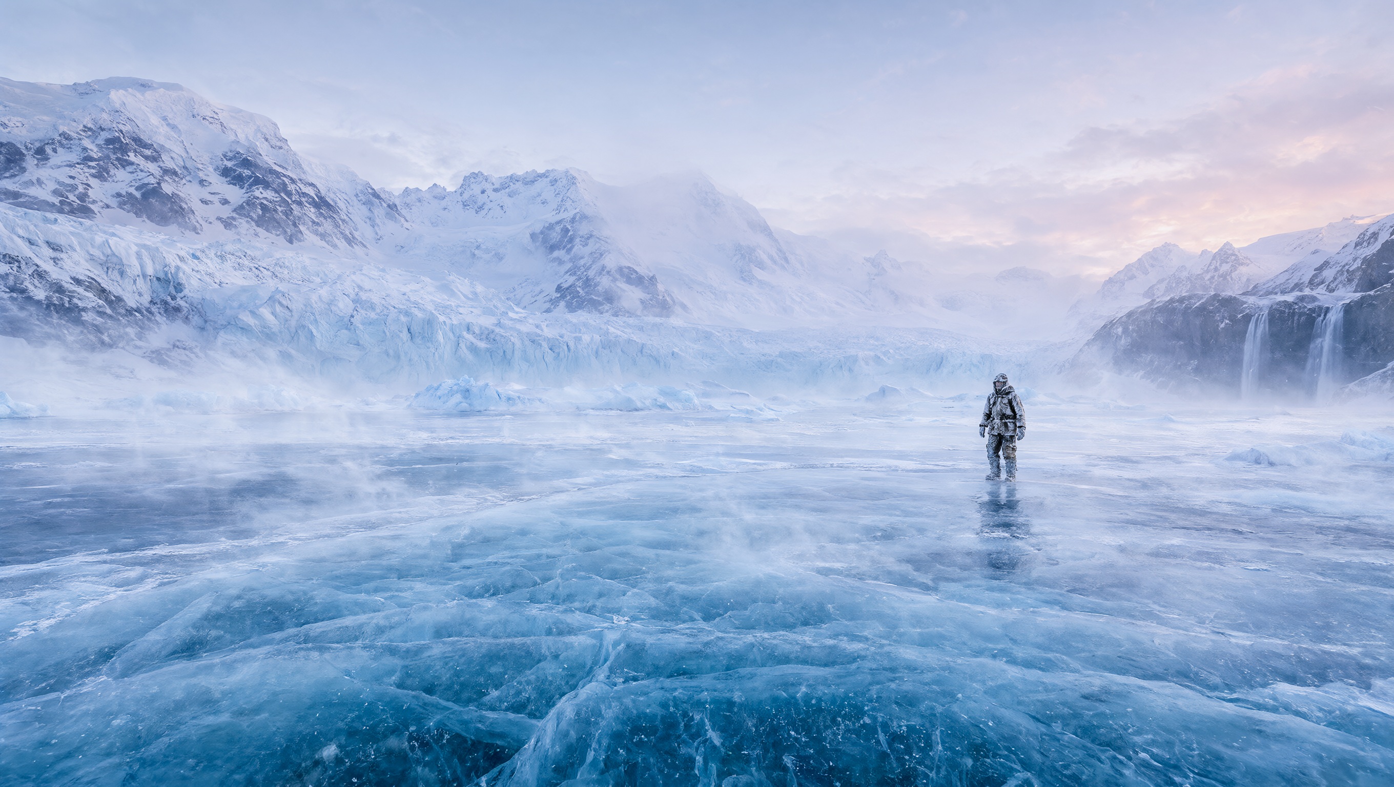 Wallpaper Beyond the Frozen Horizon Intelligence Artificielle - IA