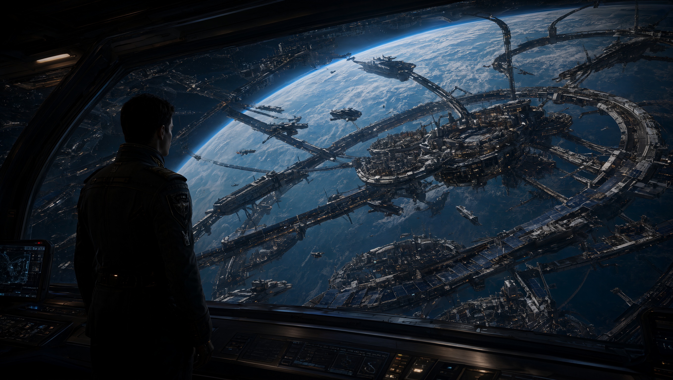 Wallpaper Orbital Nexus - Le commandant face a l infini 2 Intelligence Artificielle - IA