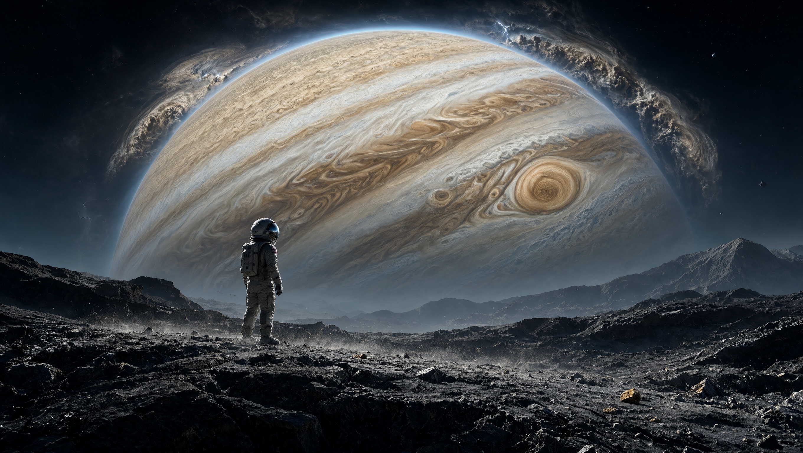 Wallpaper The Planet of Storms Intelligence Artificielle - IA