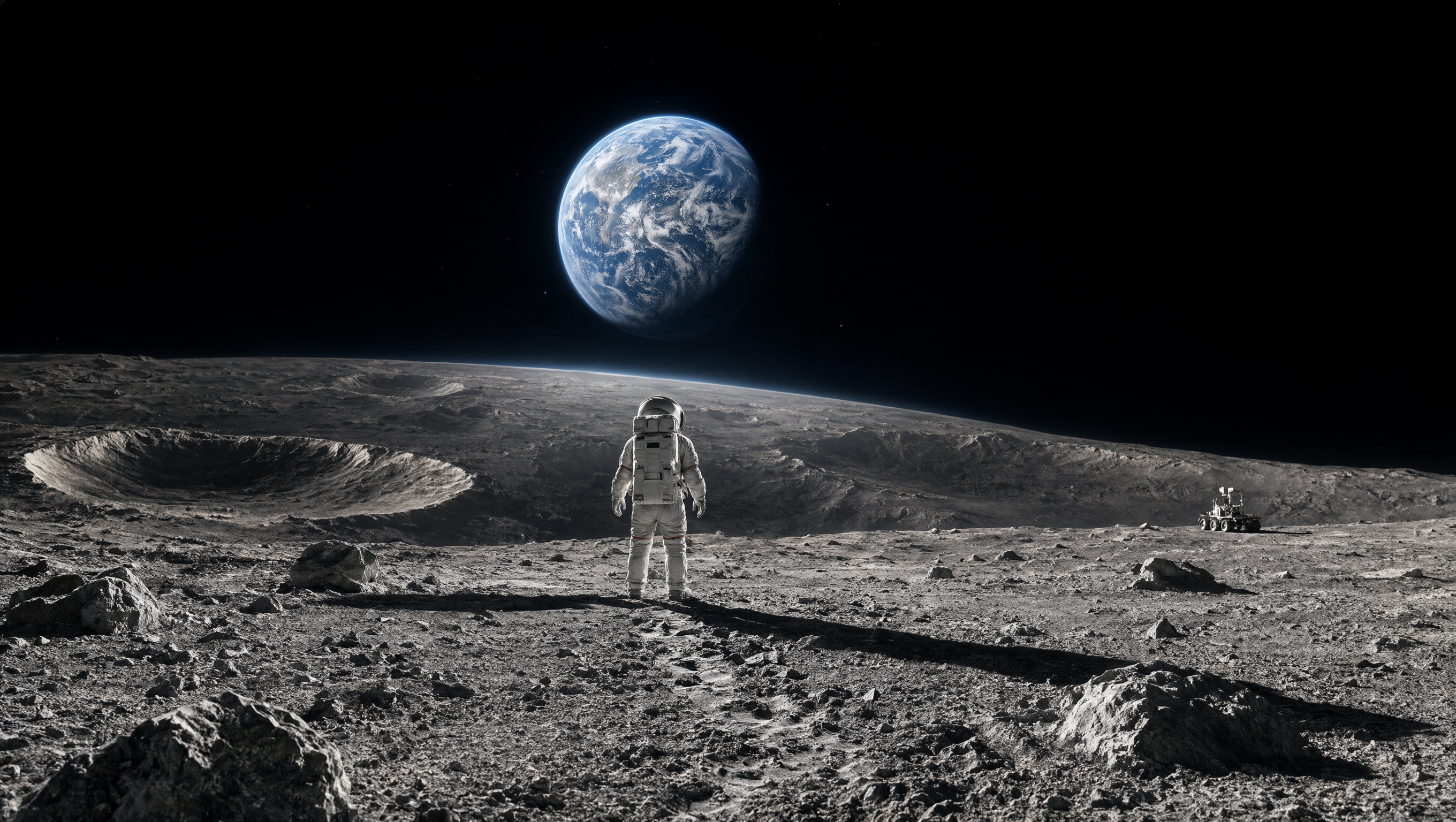 Wallpaper The Silent Moon Intelligence Artificielle - IA