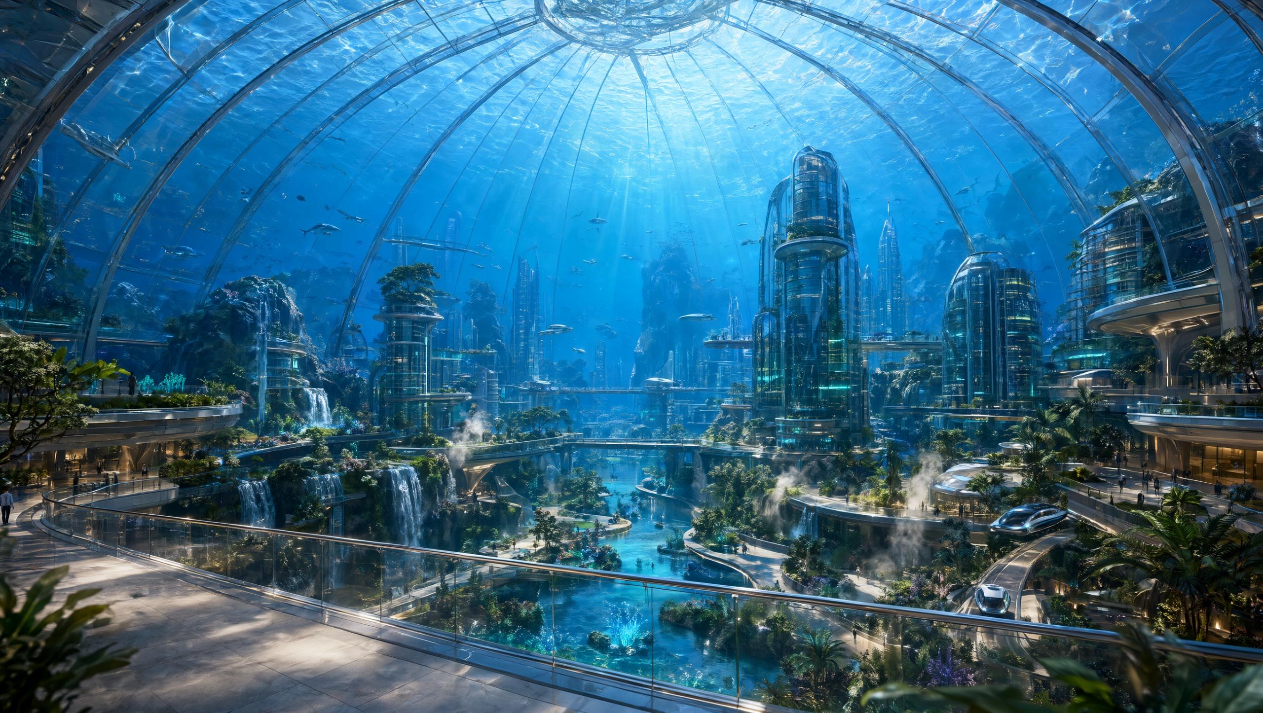 Wallpaper Atlantis Nova Interior 2 Intelligence Artificielle - IA
