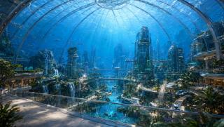 Wallpaper Atlantis Nova Interior 2 Intelligence Artificielle - IA