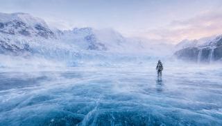 Wallpaper Intelligence Artificielle - IA Beyond the Frozen Horizon