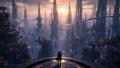 Wallpaper Intelligence Artificielle - IA Coruscant Ultimate Megacity 2K