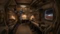 Wallpaper Intelligence Artificielle - IA Mars Night Shift Workers Dormitory 2K