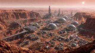 Wallpaper Mars Prime Intelligence Artificielle - IA