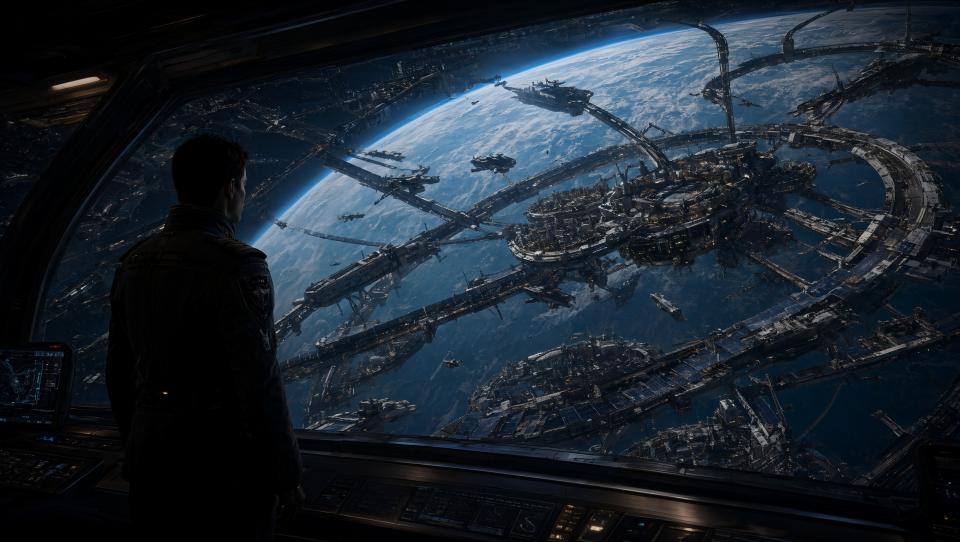 Wallpaper Orbital Nexus - Le commandant face a l infini 2 Intelligence Artificielle - IA
