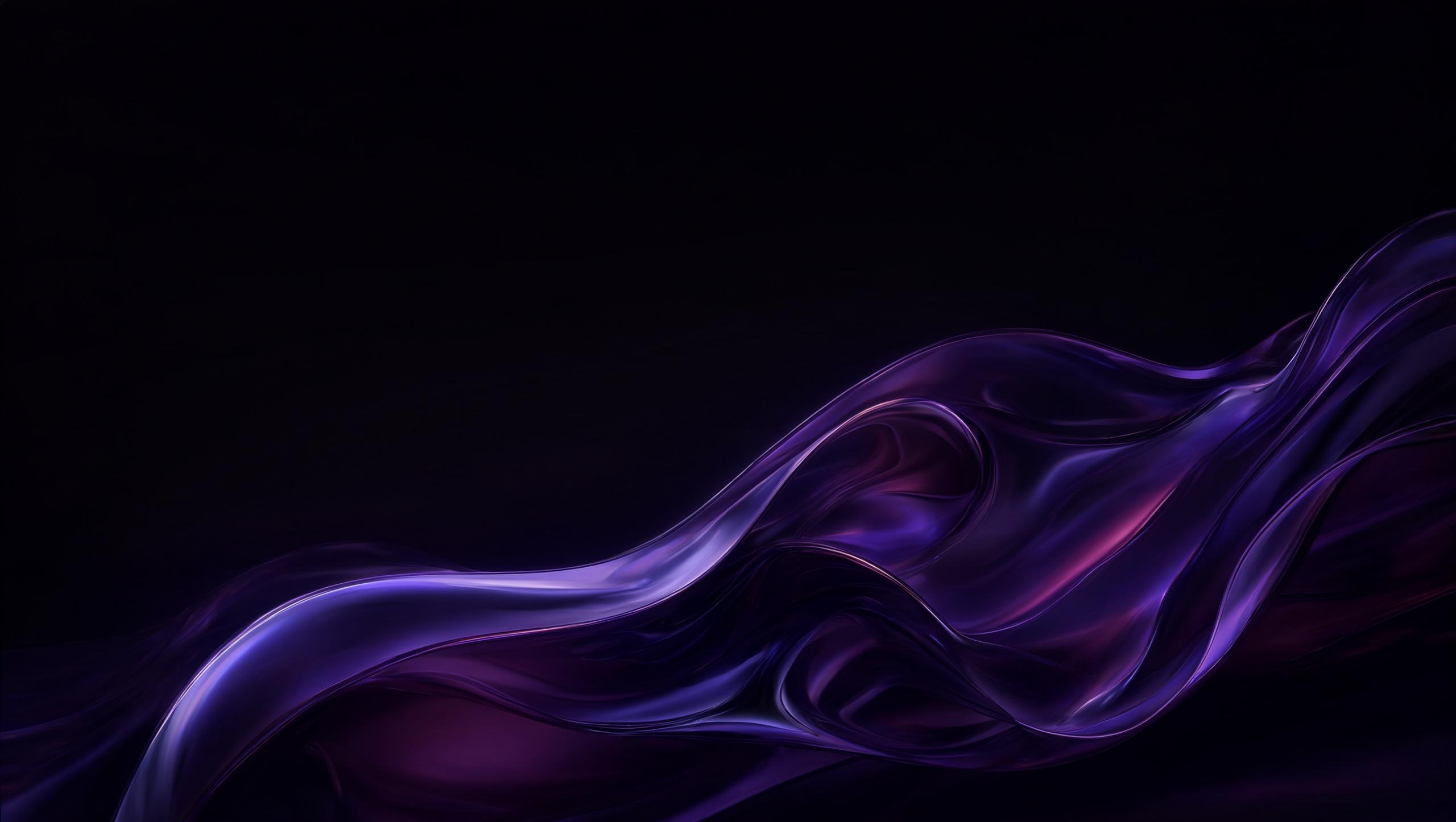 Wallpaper Purple Nebula Chrome Intelligence Artificielle - IA