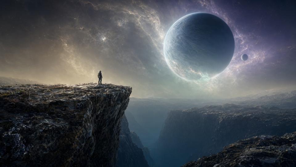 Wallpaper The Edge of Creation Intelligence Artificielle - IA