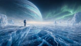 Wallpaper The Ocean of Europa Intelligence Artificielle - IA