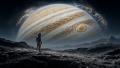Wallpaper Intelligence Artificielle - IA The Planet of Storms