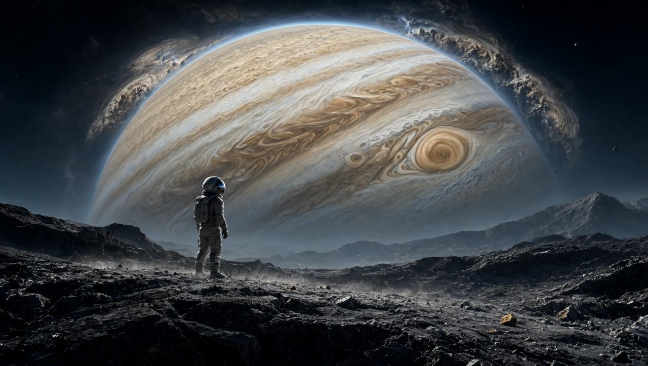 Wallpaper The Planet of Storms Intelligence Artificielle - IA