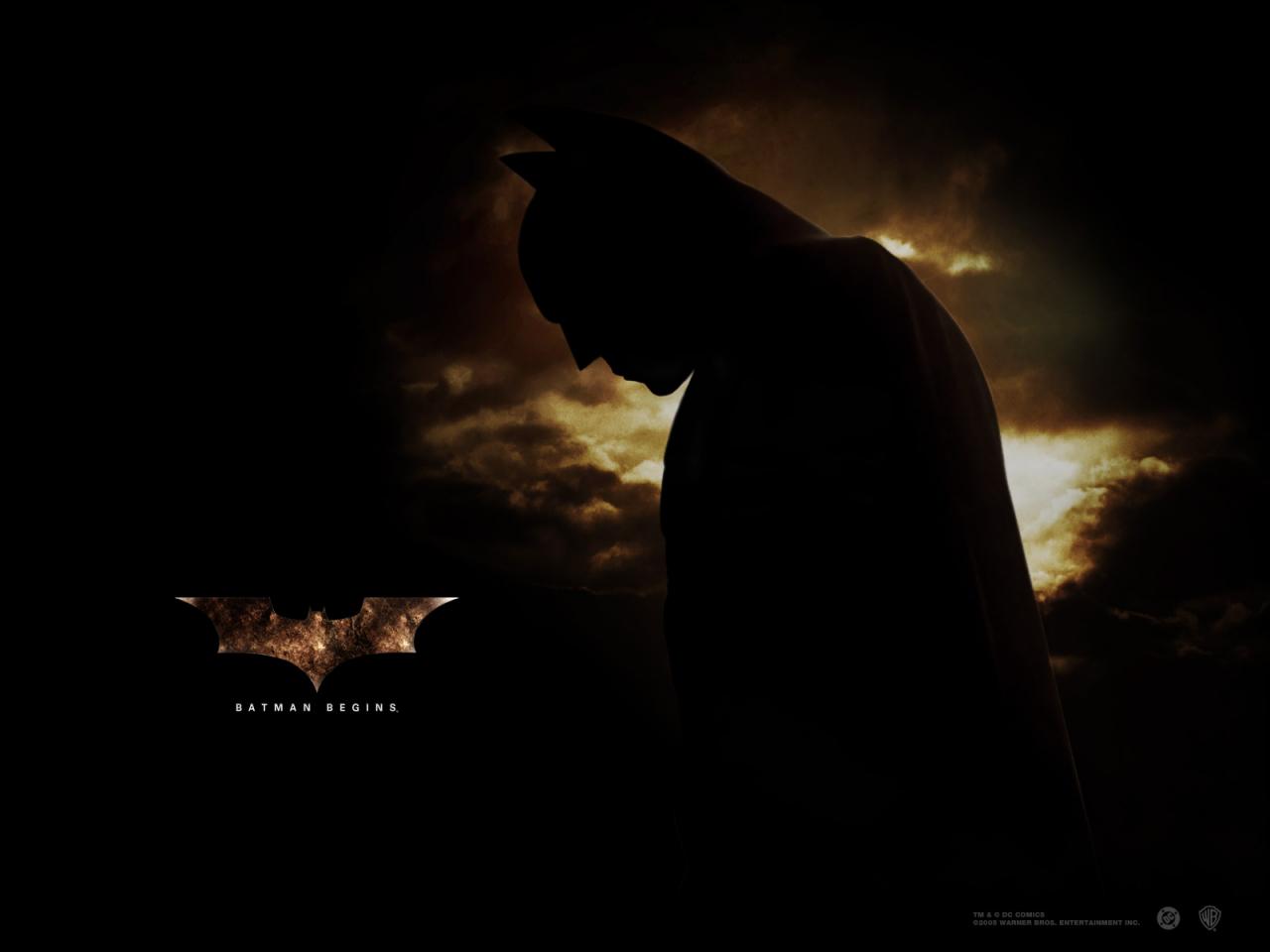 Wallpaper Batman begins Bruce Wayne