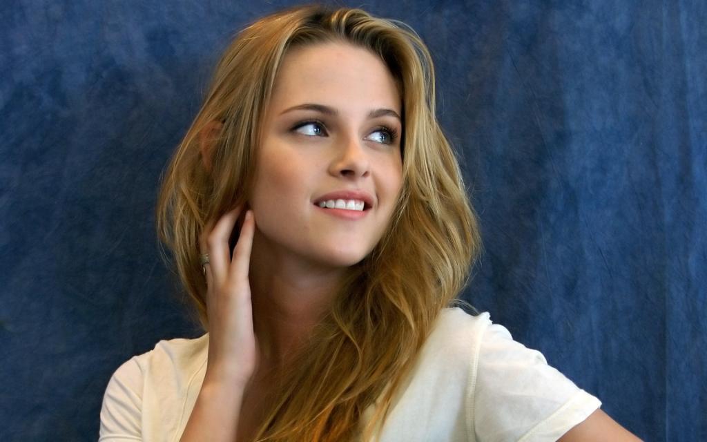 Wallpaper Kristen Stewart portrait blonde beau sourire Cinema Video