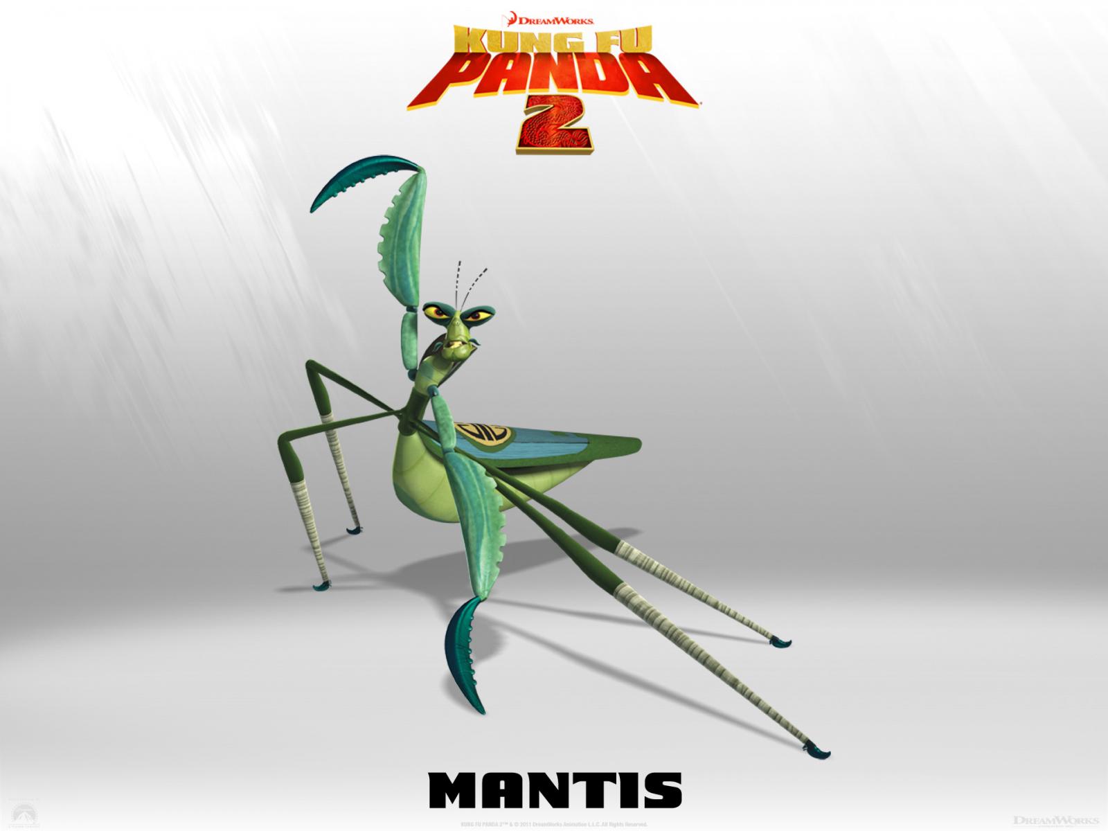 Wallpaper Kung Fu PANDA 2 Mantis Cinema Video