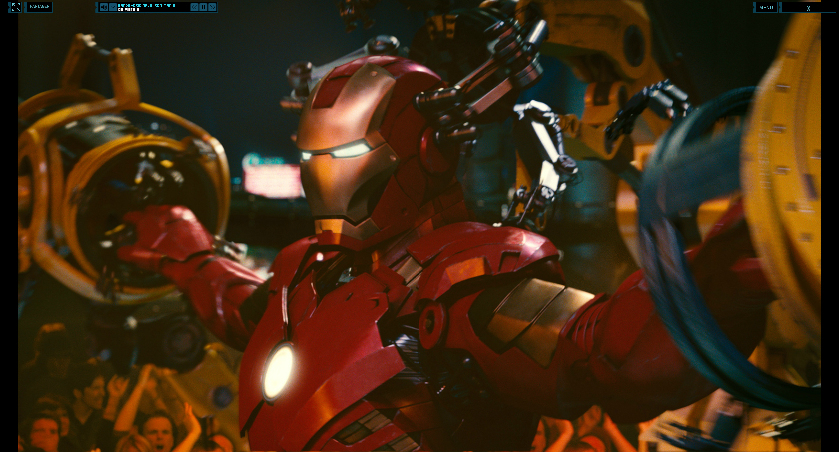 Wallpaper Iron Man 2 systeme pour enlever l armure Iron Man