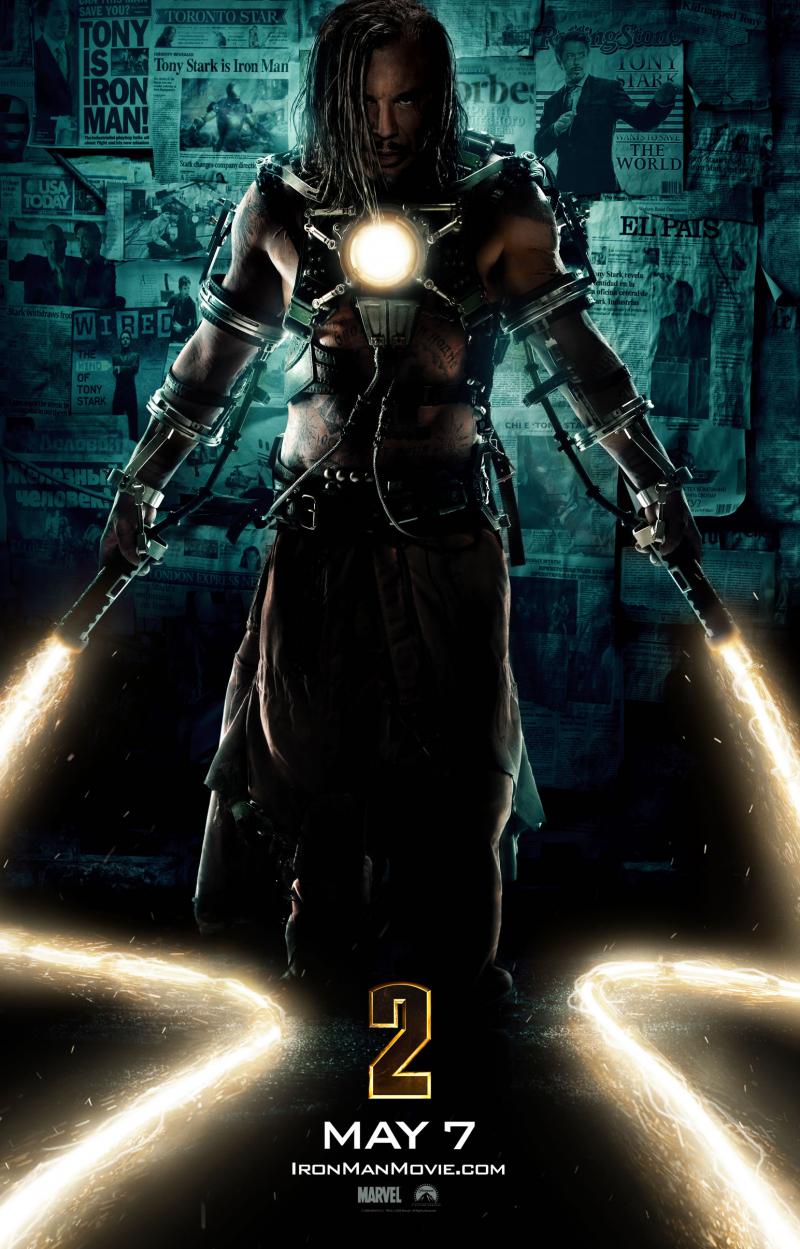 Wallpaper Affiche Iron Man 2 Ivan Vanko Iron Man