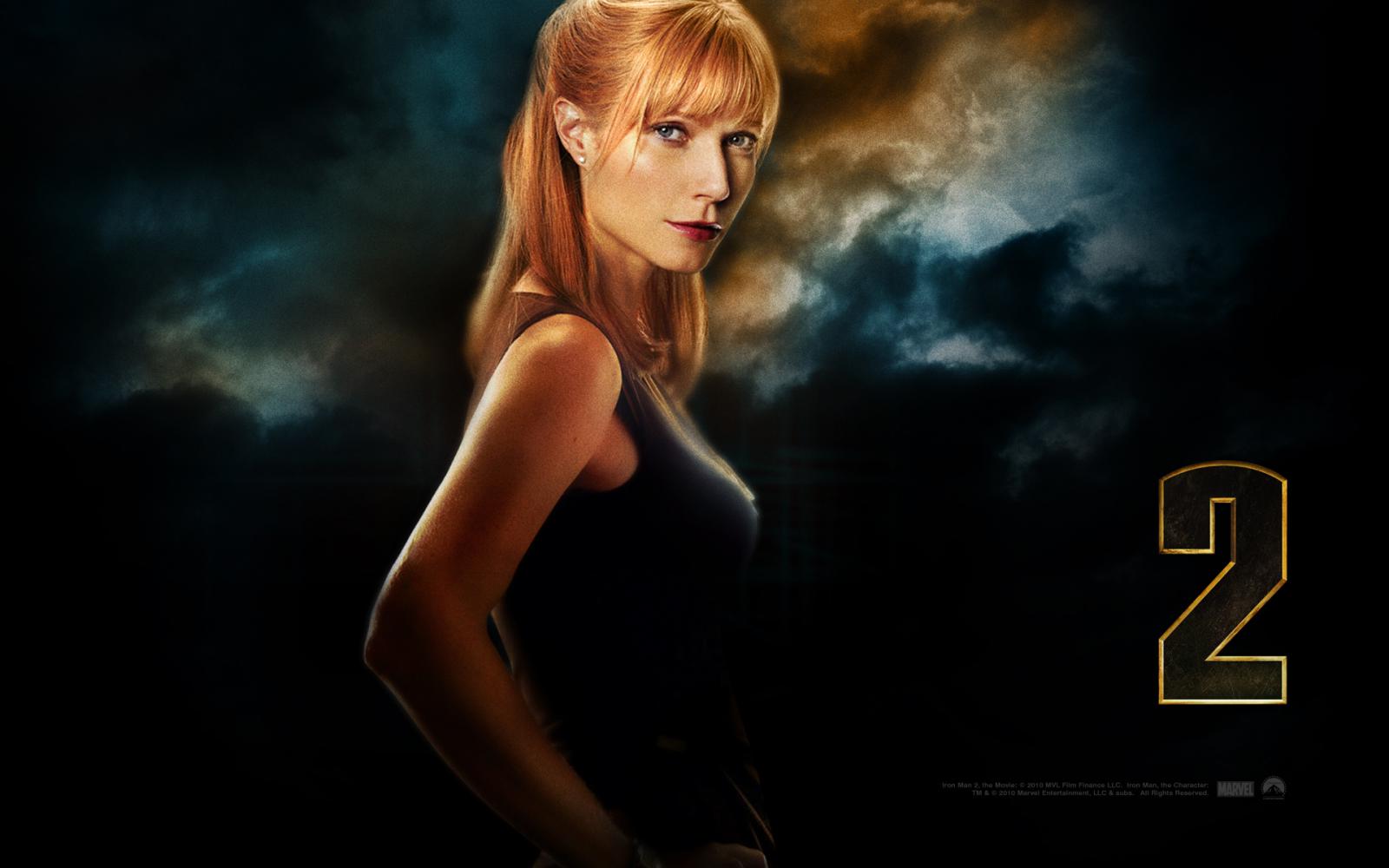 Wallpaper Iron Man 2 Pepper Potts Iron Man