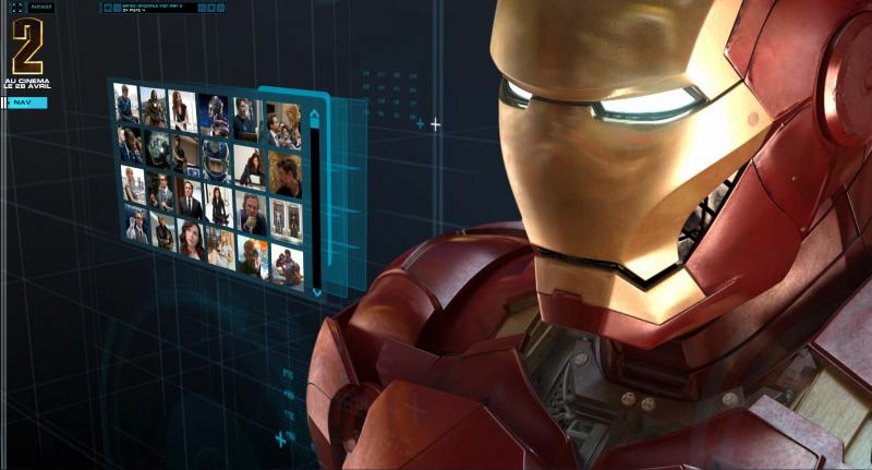 Wallpaper Iron Man 2 gros plan Iron Man