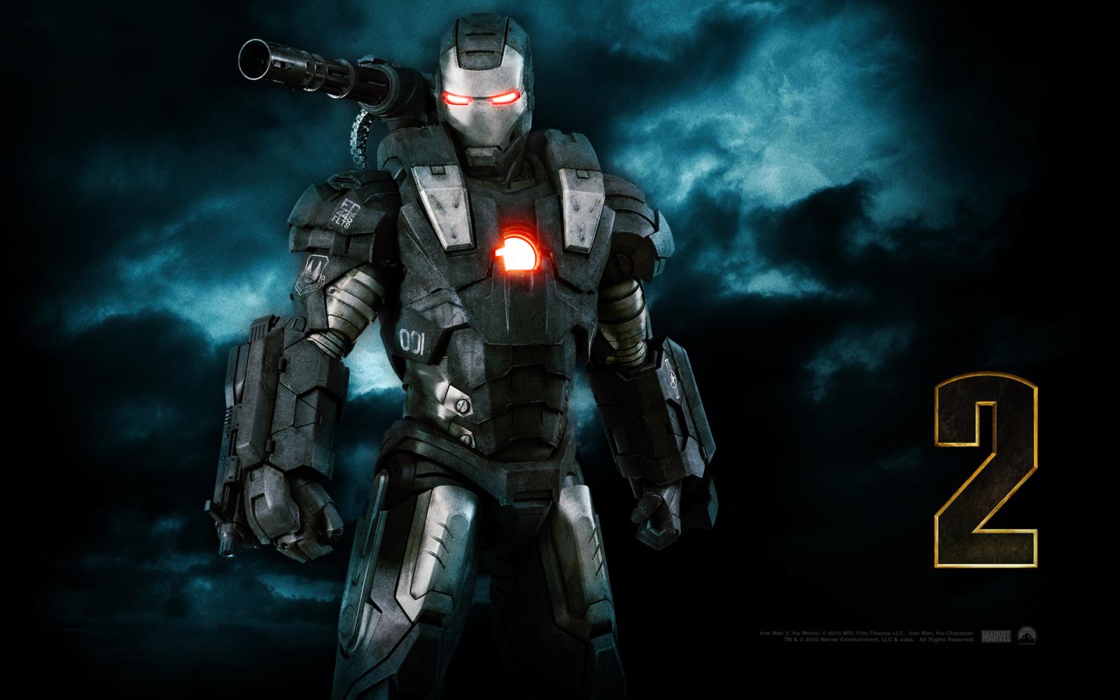 Wallpaper Iron Man 2 lieutenant-colonel James Rhodes Iron Man