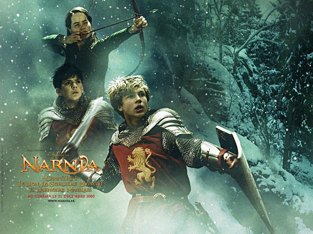 Wallpaper Le Monde de Narnia kids Lucy Susan Edmund Peter Pevensie