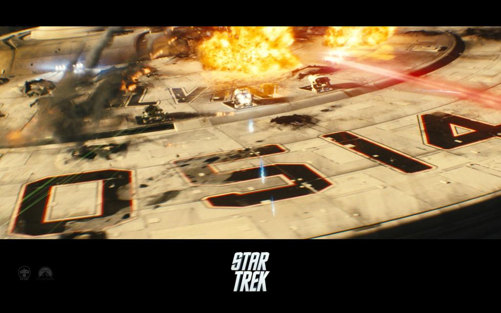 Wallpaper Combats Star Trek