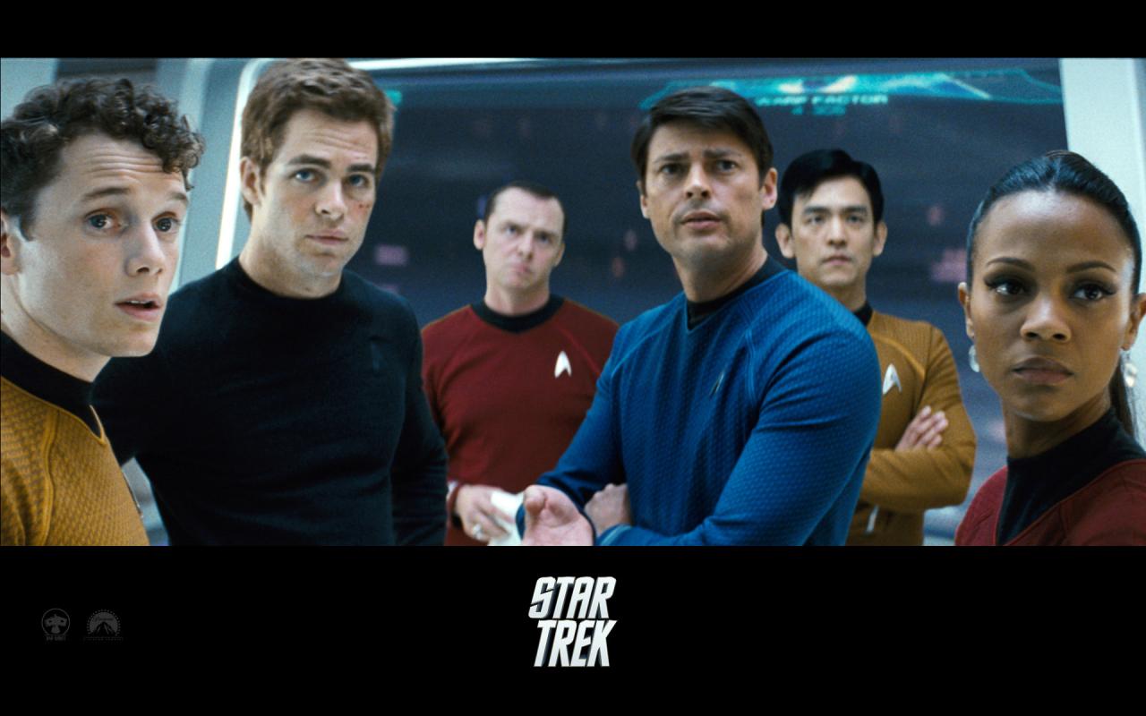 Wallpaper Equipe Star Trek