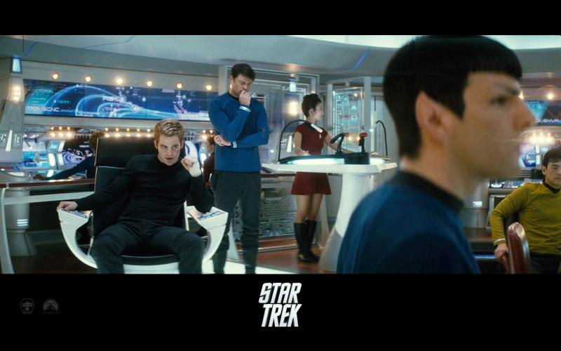 Wallpaper Spock de profil avec ses oreilles pointues Star Trek