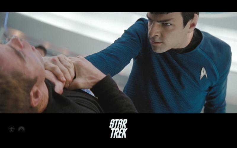 Wallpaper Star Trek Zachary Quinto énervé - Spock
