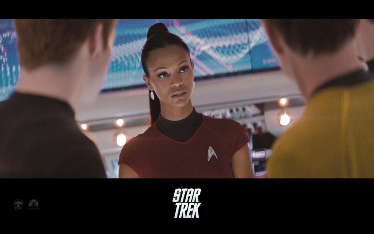 Wallpaper actrice Zoe Saldana Star Trek