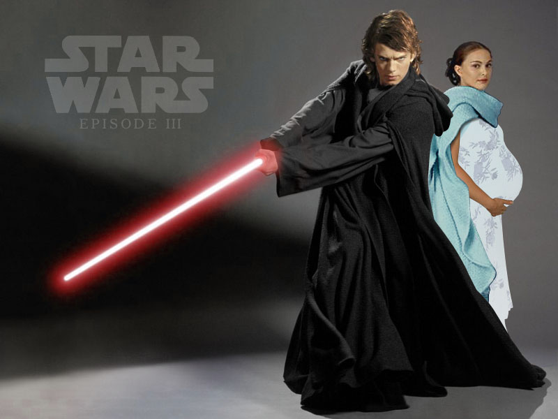 Wallpaper anakin et amidala Star Wars