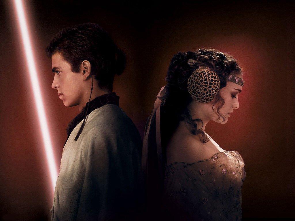 Wallpaper Star Wars anakin et amidala