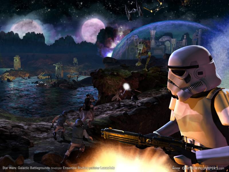 Wallpaper galactic battlegrounds Star Wars