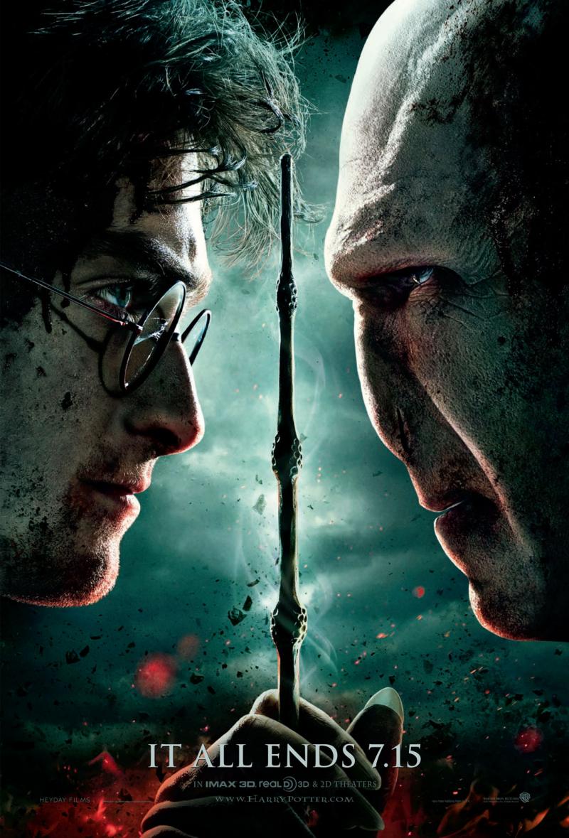 Wallpaper HP7 Part 2 poster - Harry and Voldemort Harry Potter