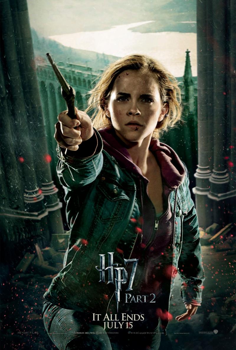 Wallpaper Harry Potter HP7 Part 2 poster - Hermione