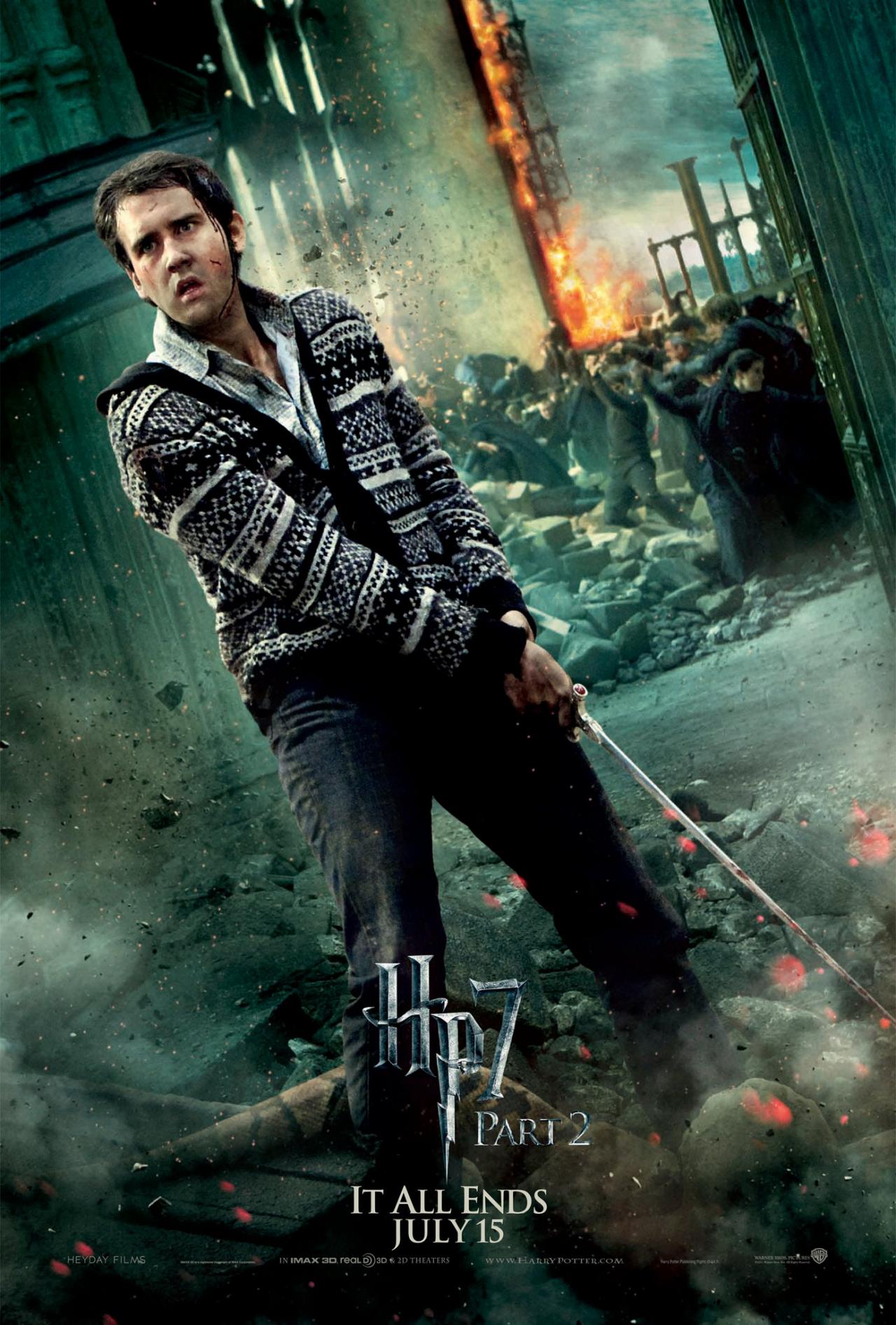 Wallpaper Harry Potter HP7 Part 2 poster - Neville