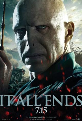 Wallpaper HP7 Part 2 poster - Voldemort Harry Potter