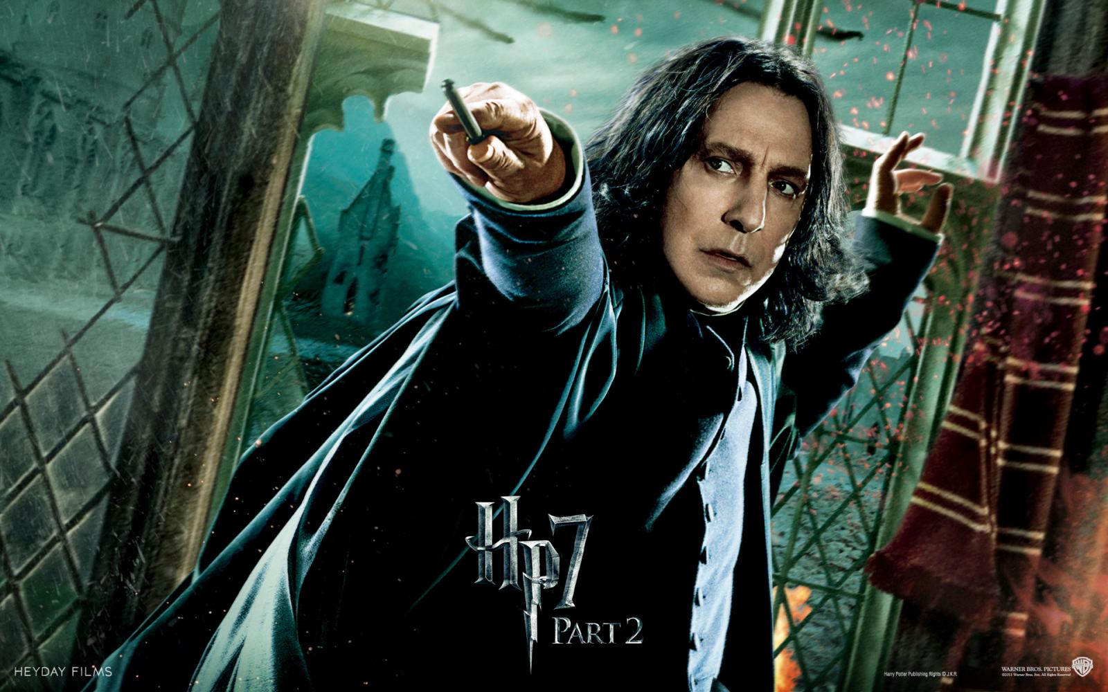 Wallpaper HP7 Professor Severus Snape - Alan Rickman Harry Potter