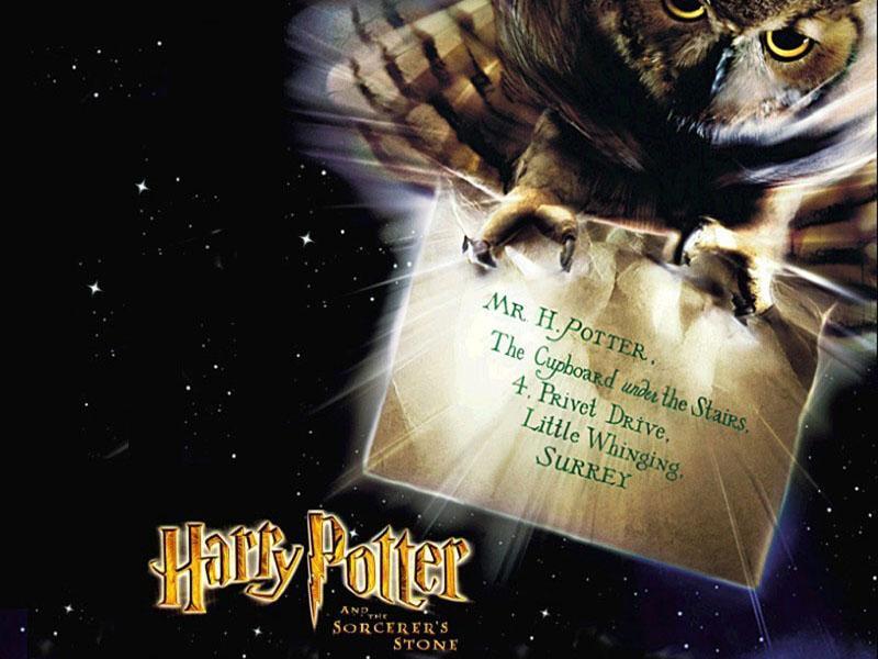 Wallpaper Harry Potter lettre