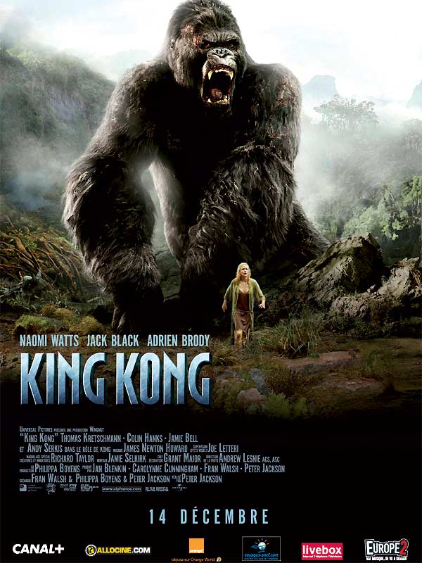 Wallpaper affiche King Kong