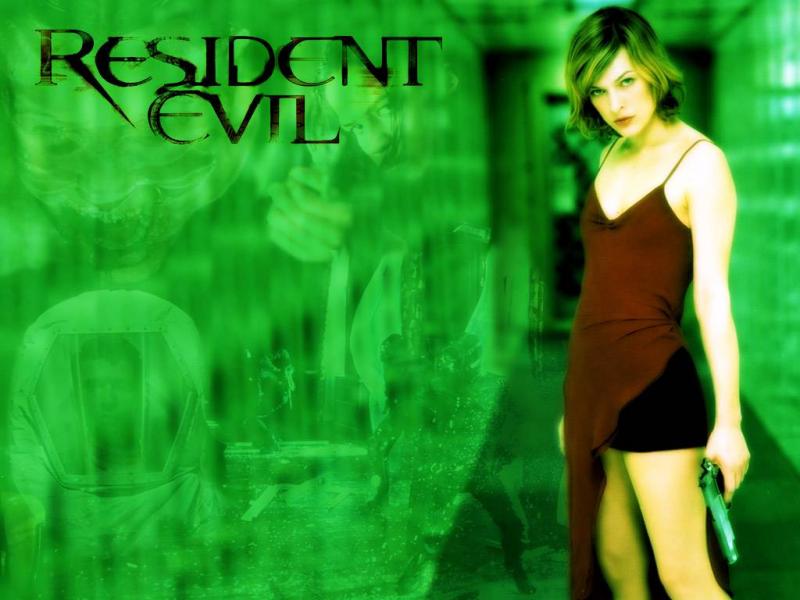 Wallpaper jolie fille Resident Evil