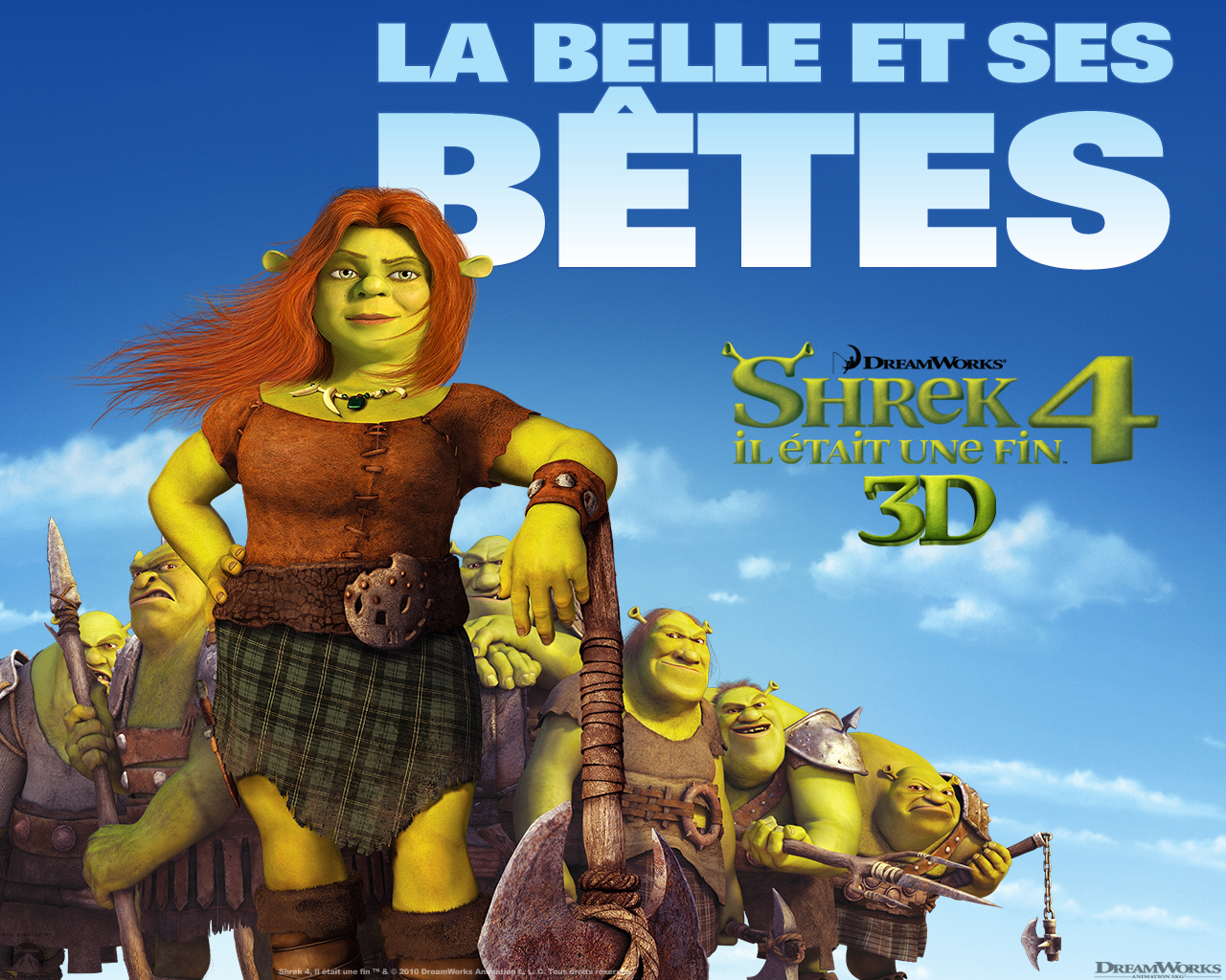 Wallpaper SHREK 4 Fiona Shrek