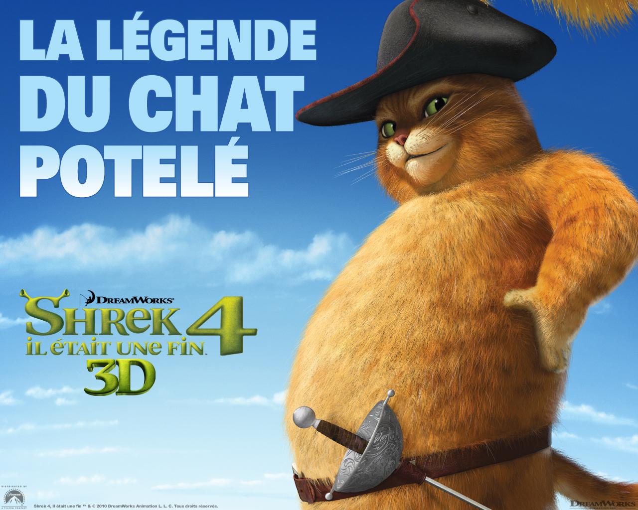 Wallpaper Shrek SHREK 4 Chat potte potele